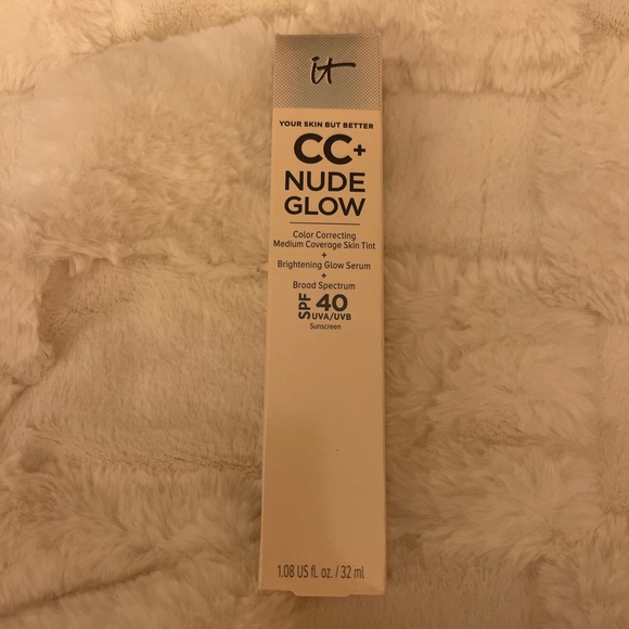 NEW It Cosmetics CC Cream Nude Glow in Tan Warm - Picture 7 of 8